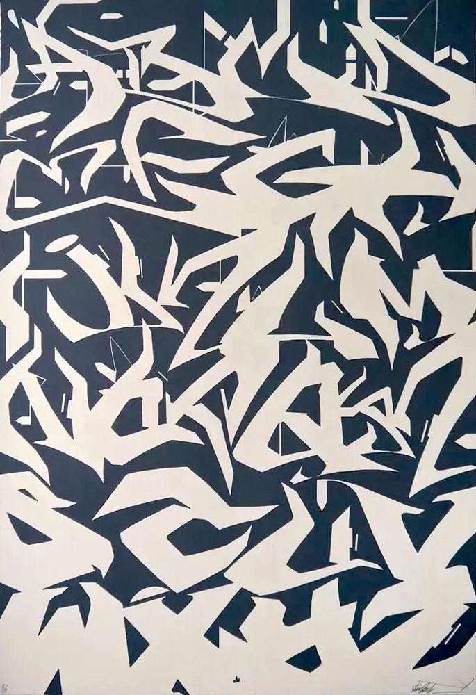 Artwork - Alphabet Aerobics (Grey and Grey)
