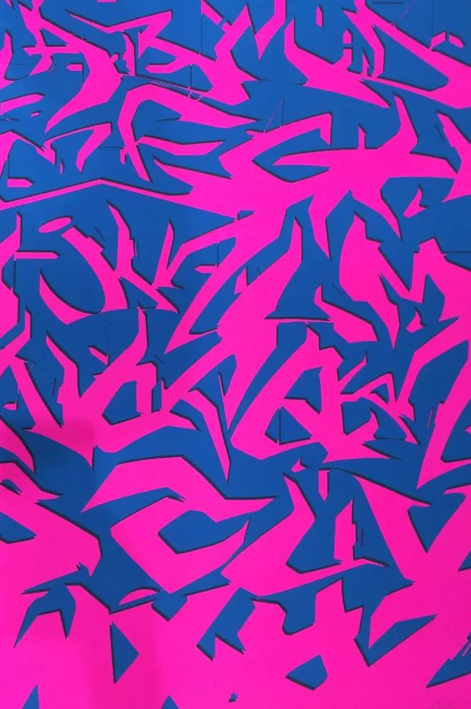 Artwork - Alphabet Aerobics (Pink and Blue)
