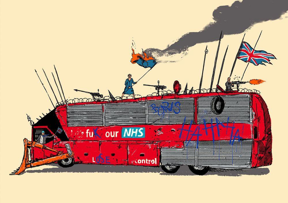 Artwork - Brexit Bus