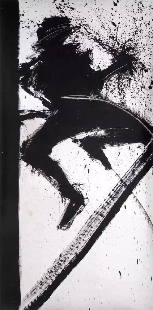 Artwork - Jumping Shadow - Black & White