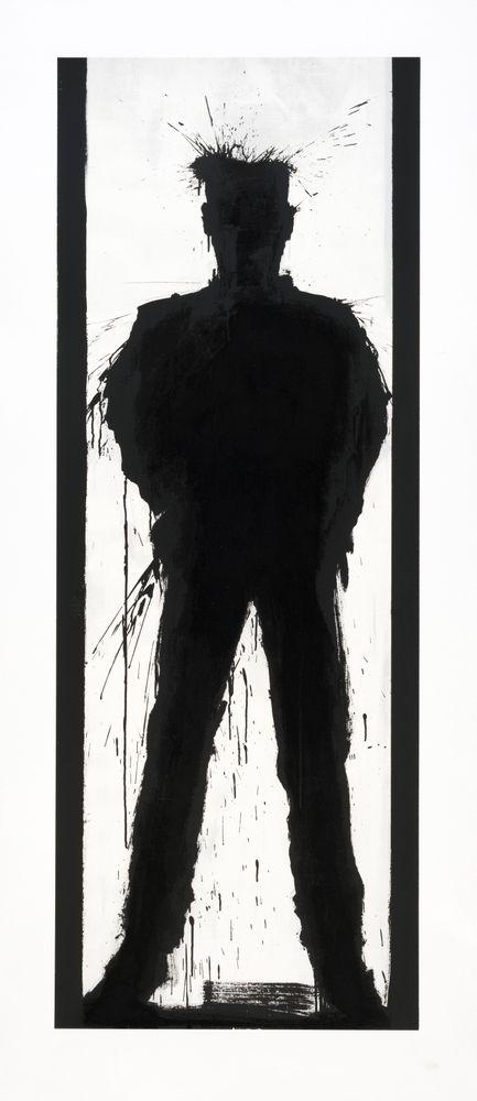 Artwork - Standing Shadowman Black and White