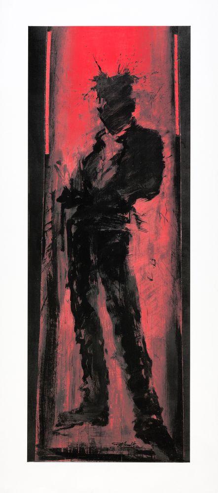 Artwork - Standing Shadowman Red