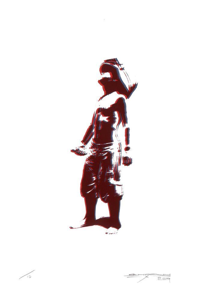 Artwork - Boy Soldier 3D (Print)