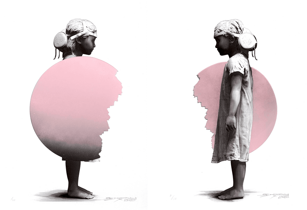 Artwork - Double Shield (Pink)