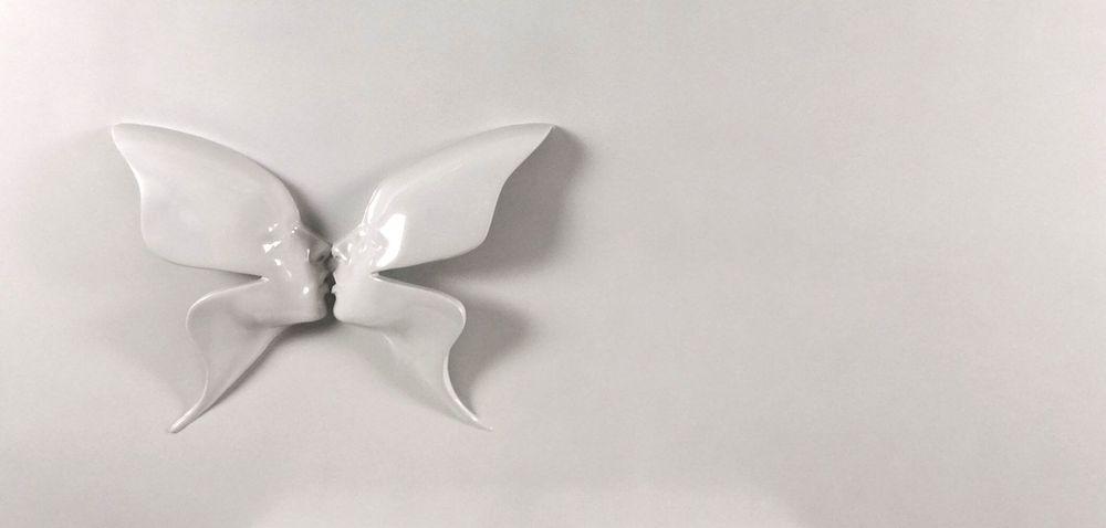 Artwork - The Butterfly Kiss (White)