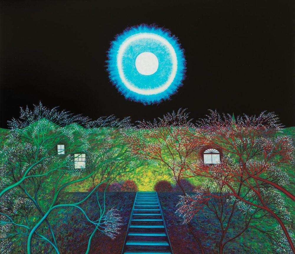 Artwork - Spring Moon, Grant Street (Hand-Finished)