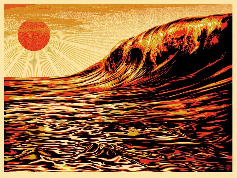 Artwork - Dark Wave (Rising Sun)