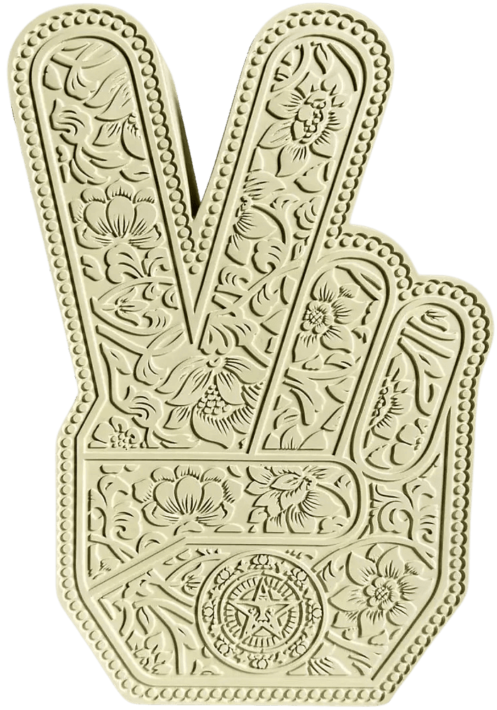 Artwork - Peace Fingers (Cream)