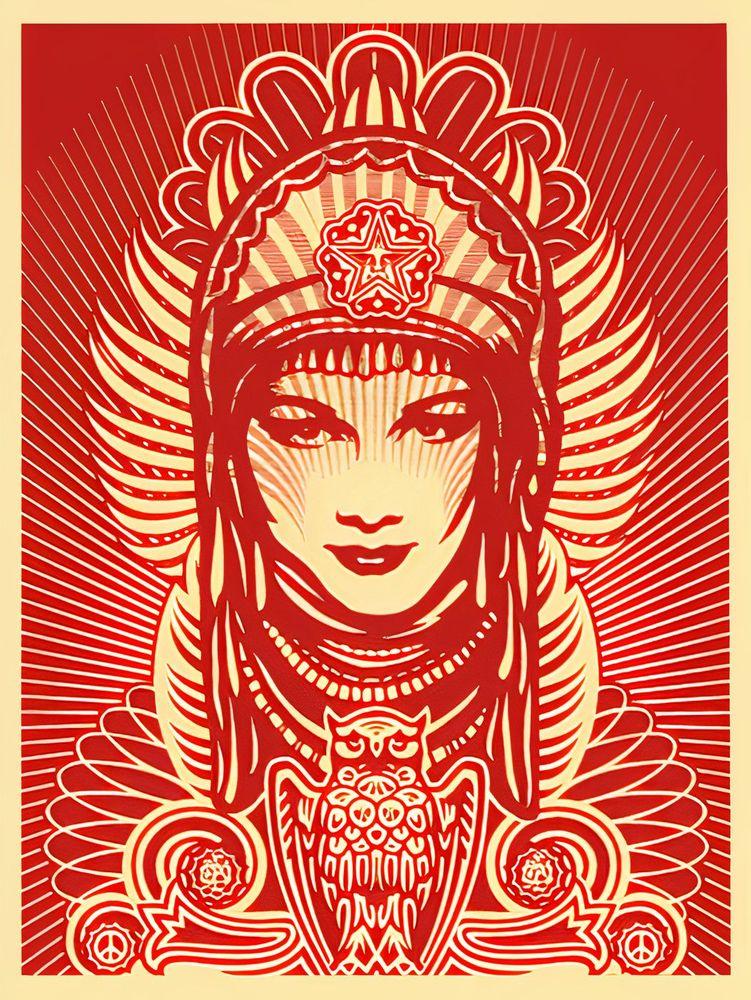Artwork - Peace Goddess (Red)