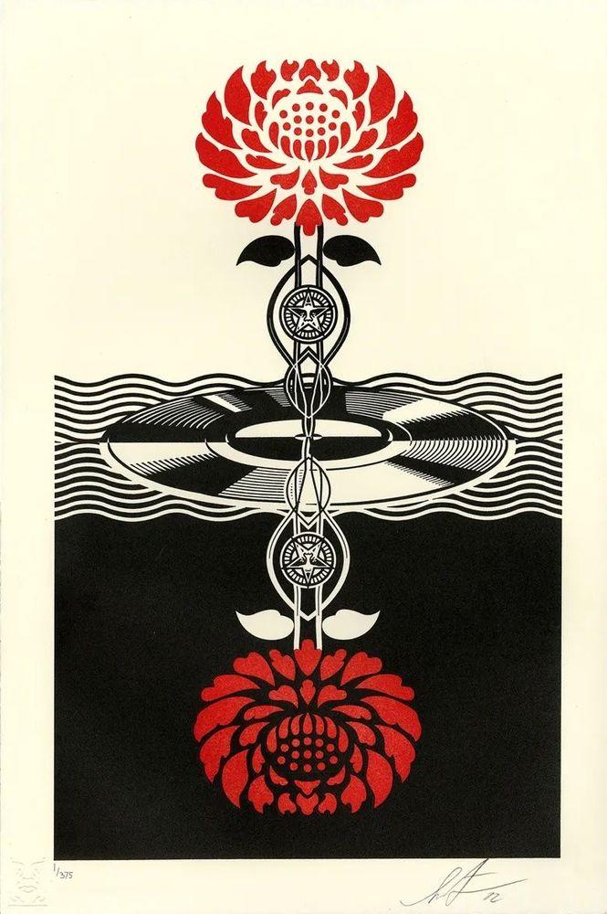Artwork - Post Punk Flower (Red)