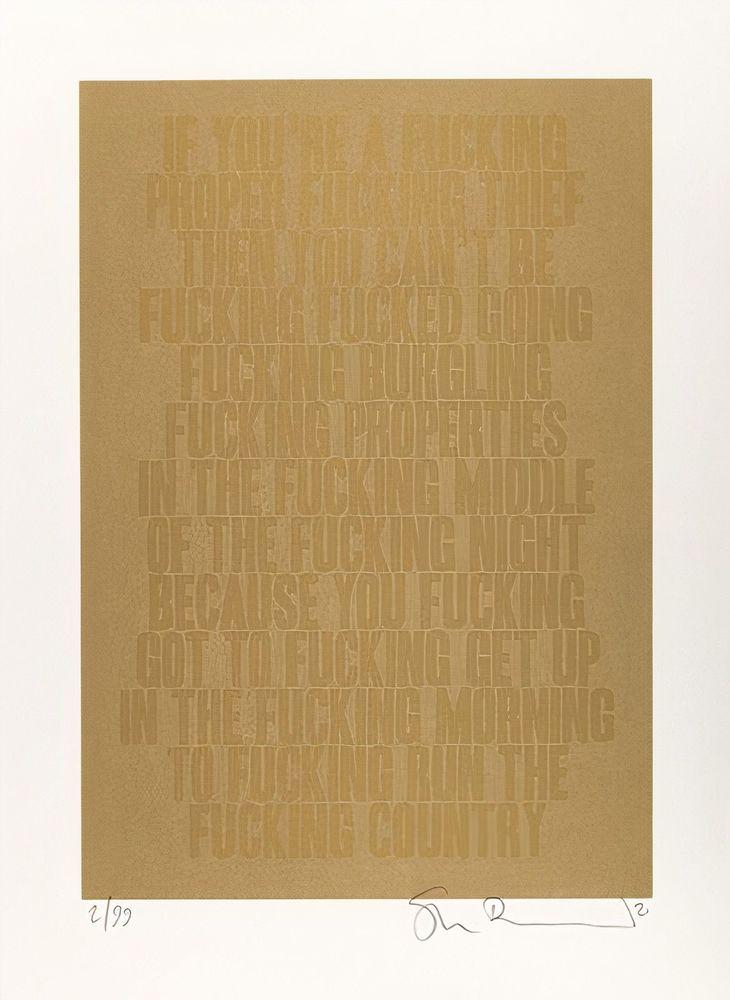 Artwork - Fucking Thief (Golden Words)