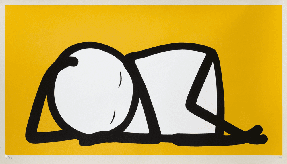 Artwork - Sleeping Baby (Yellow)