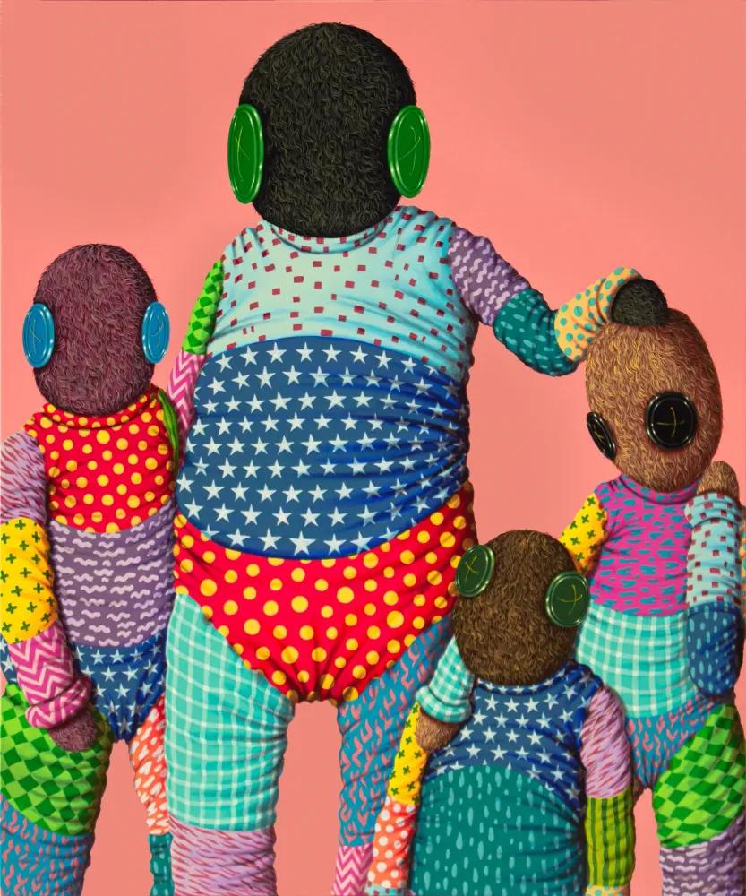 Artwork - Family Portrait (3 Childs)