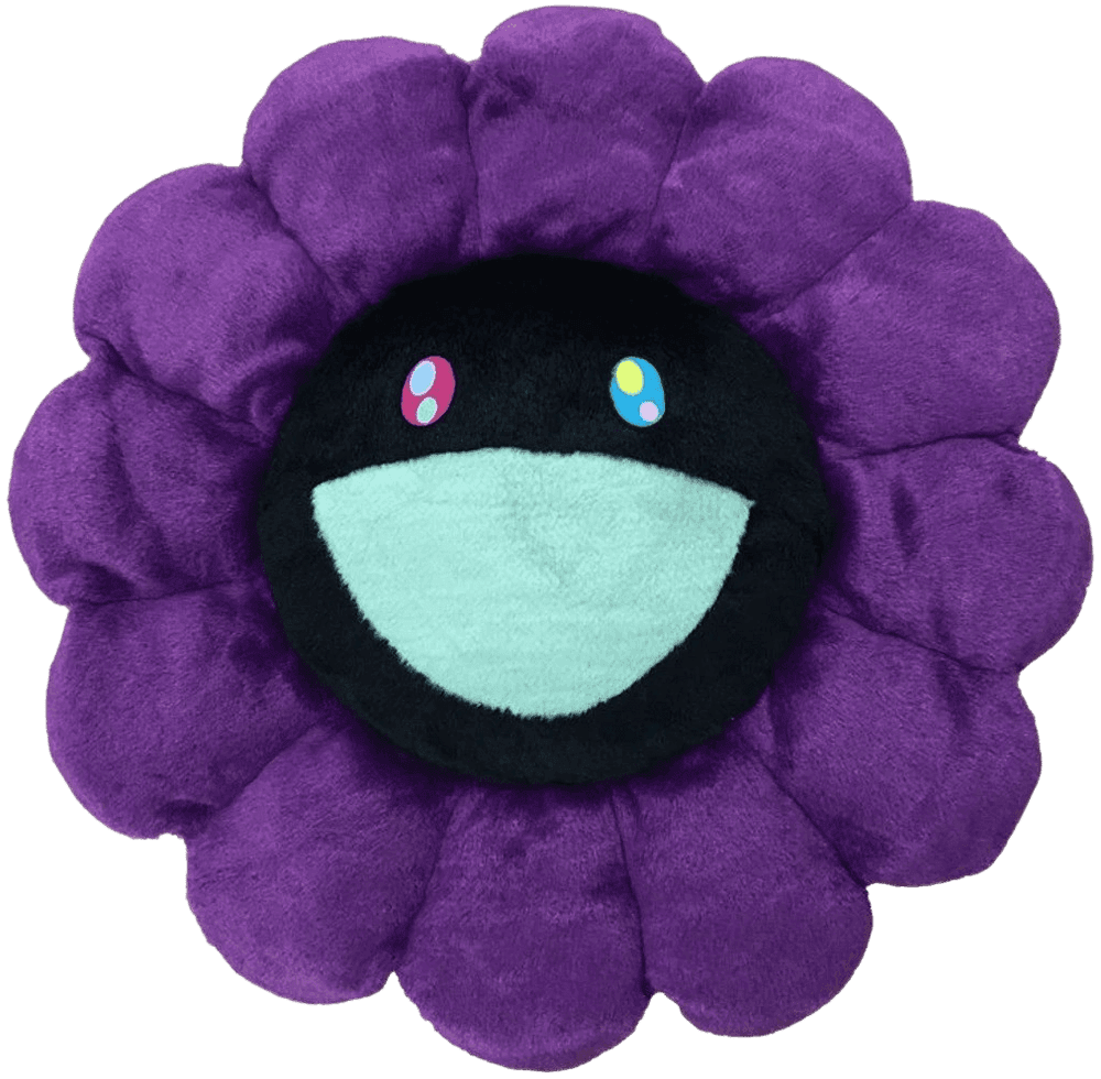 Artwork - Flower Plush (Purple/Black - Small)