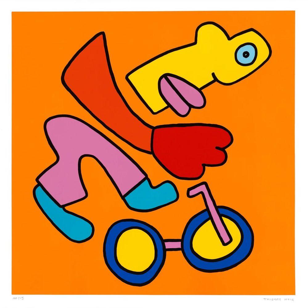 Artwork - BMX Racing (Orange)