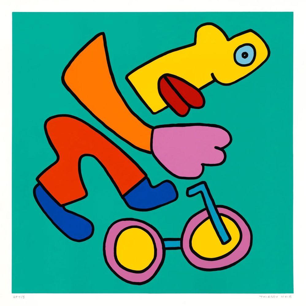 Artwork - BMX Racing (Teal)