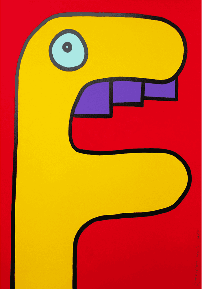 Artwork - Yellow Crocodile