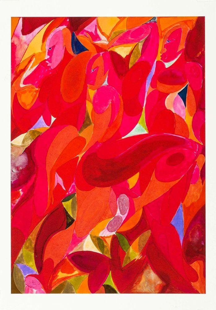 Artwork - Three Red Figures Rising