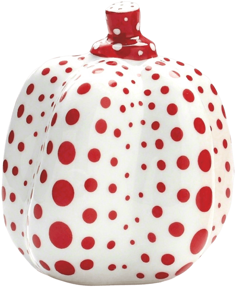Artwork - Pumpkin #1 (Limoges - White/Red)