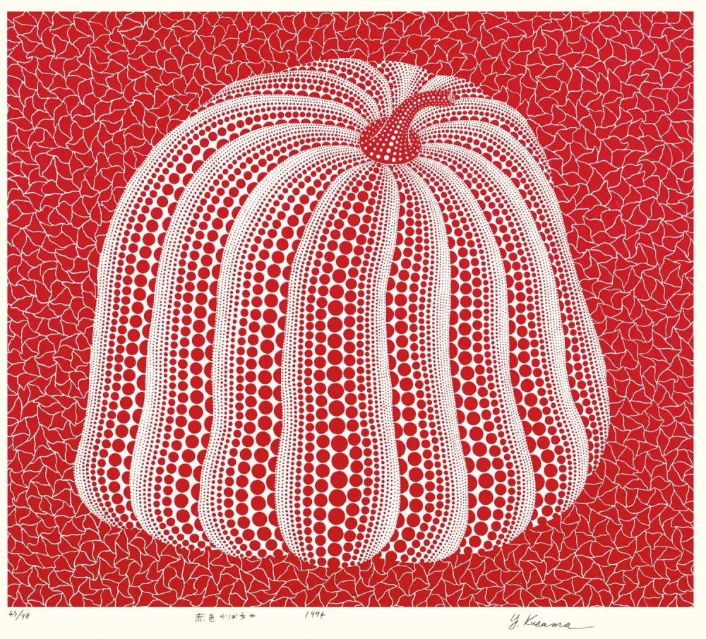 Artwork - Red Colored Pumpkin