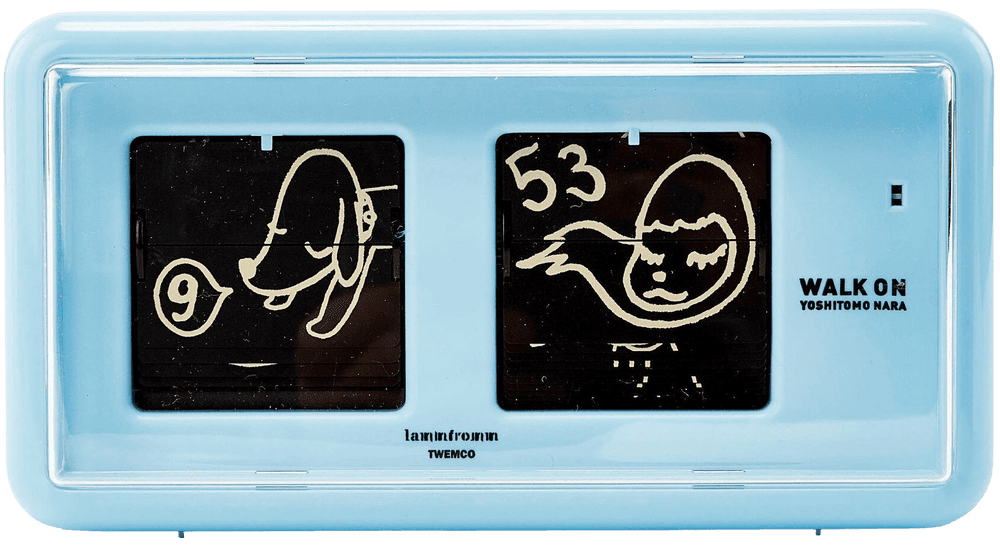 Artwork - Walk On Flip Clock (Blue)