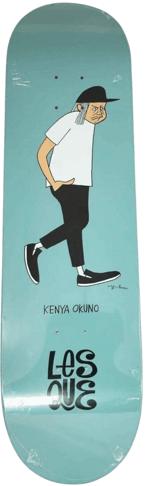 Artwork - Lesque Kenya Okuno (Blue - Skateboard)