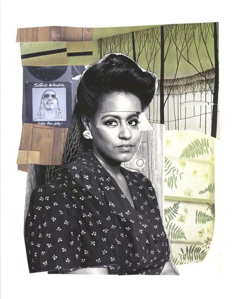 Artwork - Clarivel with Black Blouse and White Ribbon