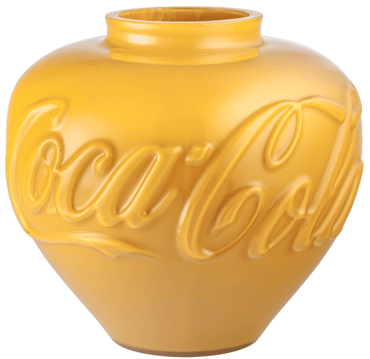 Coca-Cola Vase (Yellow)