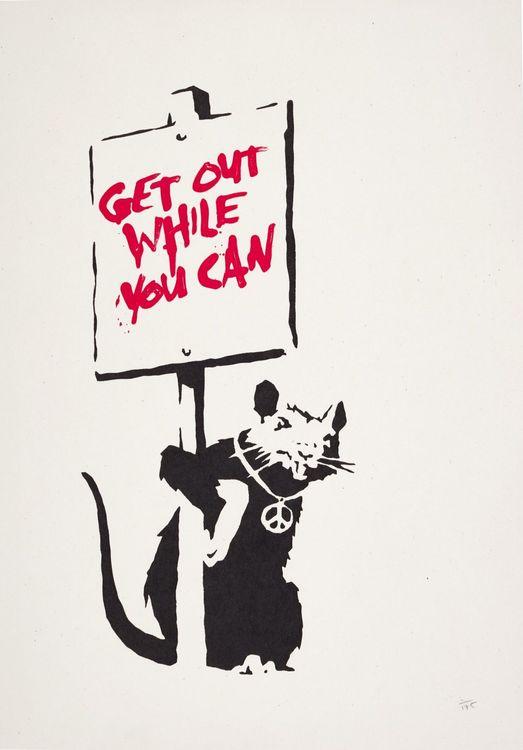 Get Out While You Can (Unsigned) (Red)