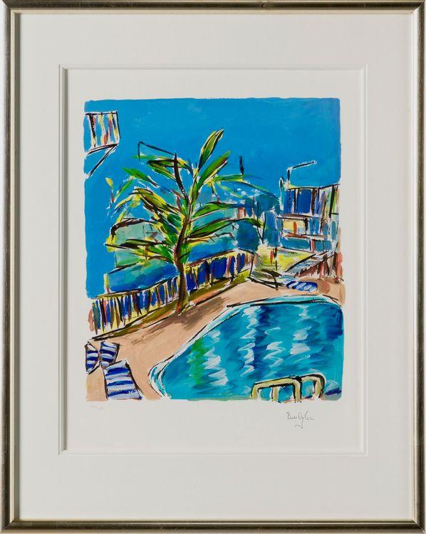 Motel Pool (2018) (Framed)