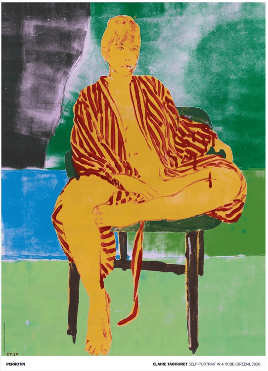 Poster - Self Portrait in a Robe (Green)