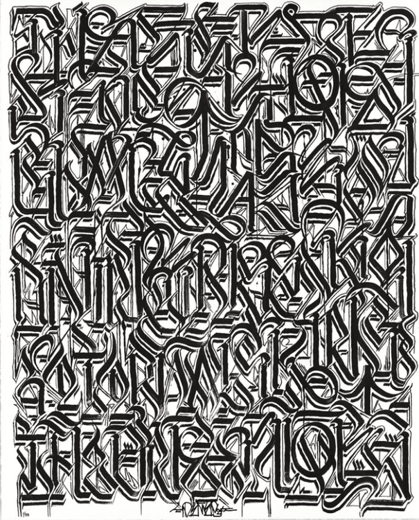 Esoteric Knowledge #1 (Black on White)