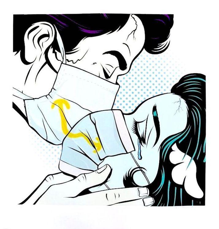 絵画 D*FACE 絵画 D*FACE D*Face New Street Art – Shibuya, Tokyo