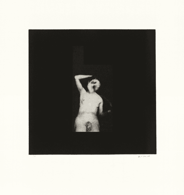 Distorted Nude Photogravure #1