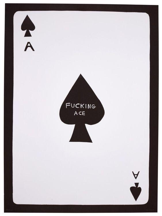 Fucking Ace (Linocut)