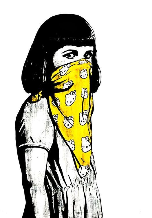 Dolk | Kitty-Riot-(Yellow) | Buy & Sell | FairArt