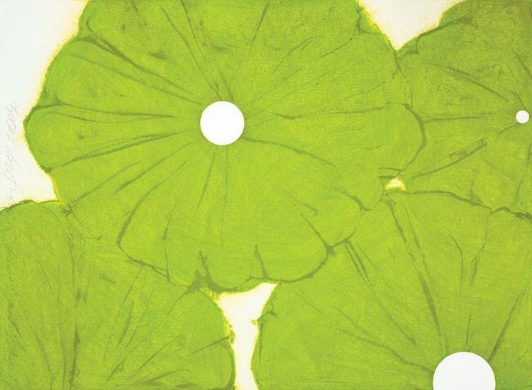 Four Green Poppies