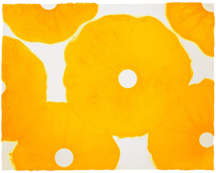 Six Yellow Poppies