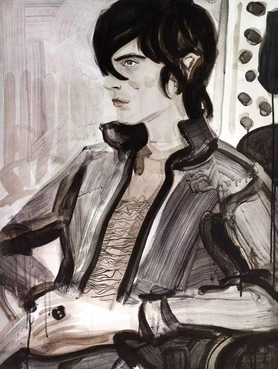 Elizabeth Peyton、Napoleon、希少画集画、新品額装付 ELIZABETH PEYTON: Boros Collectionエリザベス・ペイトン