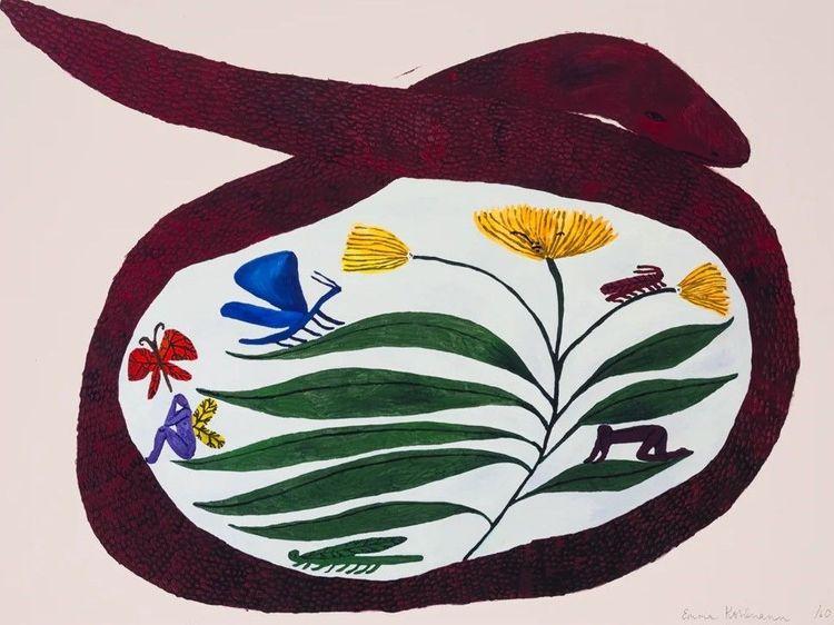 Growth Inside the Snake