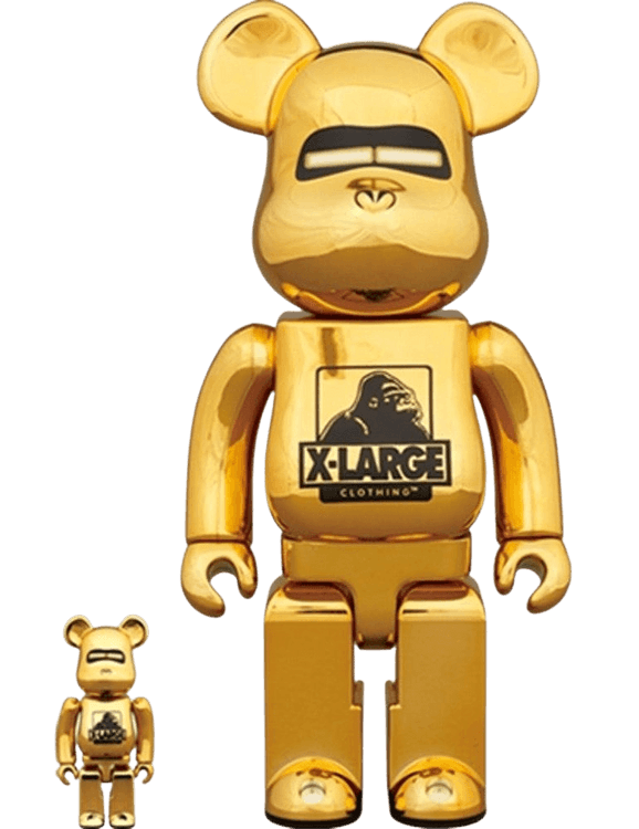 Xlarge 100% & 400% Set (Gold) Sculpture by Hajime Sorayama - Buy