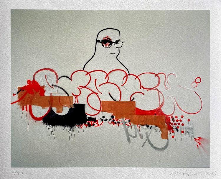 AMBUSH95 print (Banksy, Marok, Plaetz)
