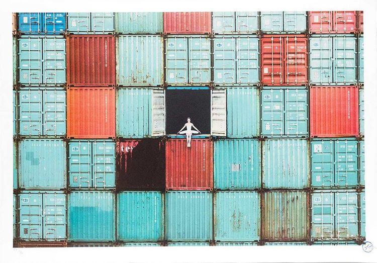 The Ballerina In Containers, Le Havre, France