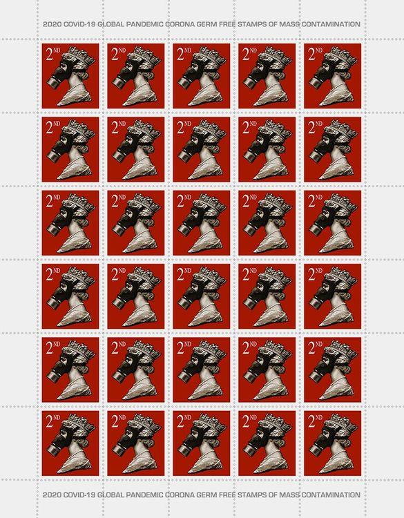 Covidian Culture 2nd Class Stamp Sheet