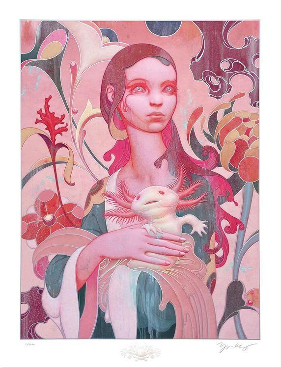 Lady With An Axolotl