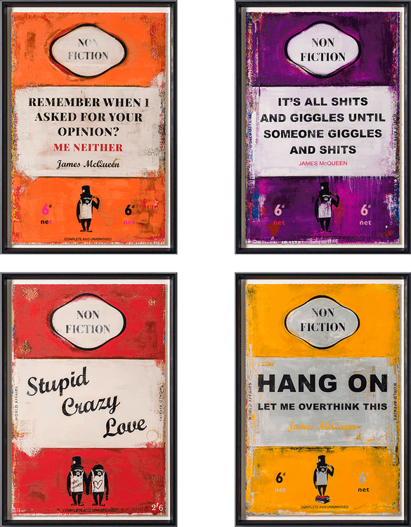 Non-Fiction - Framed Set of Four