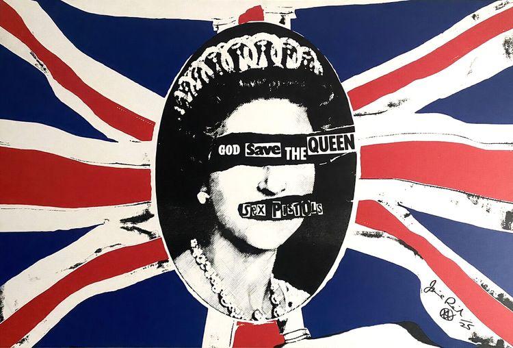 God Save The Queen (Box Framed)