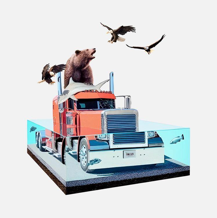 Josh Keyes - 62 Artworks Available | Buy & Sell | FairArt