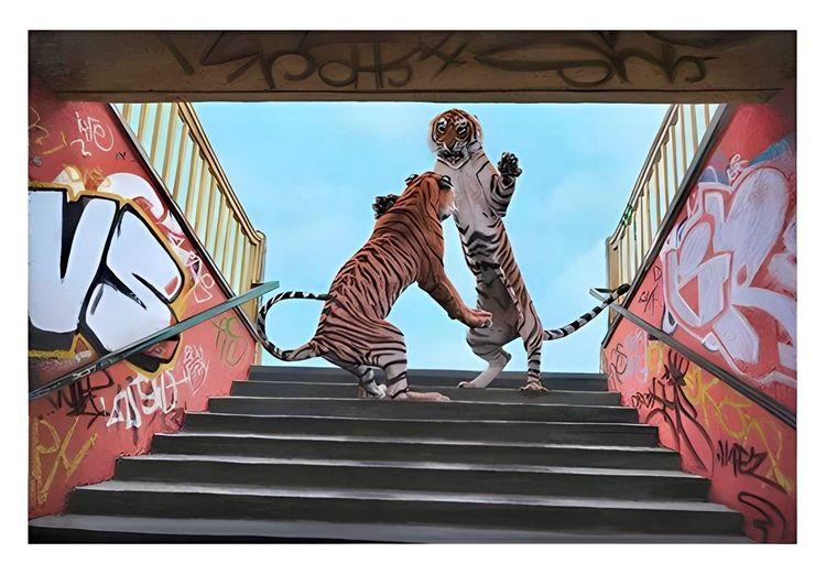Josh Keyes - 62 Artworks Available | Buy & Sell | FairArt