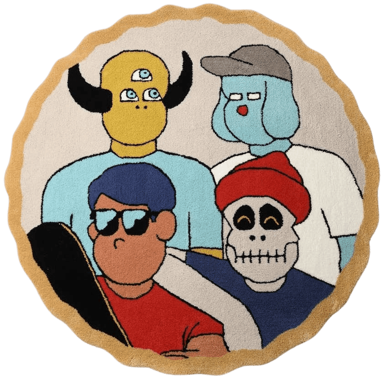 Forever Friends Art Rug